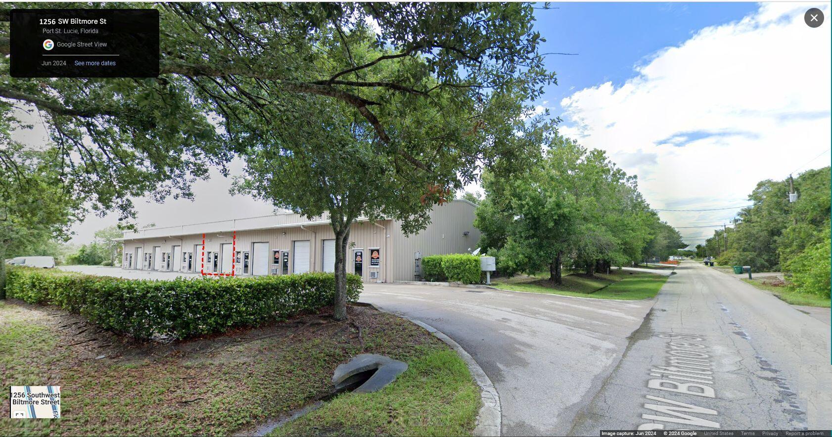 1256 SW Biltmore St, PSL Warehouse Shop + office. Roll-Up door. 18 ft ceilings. Tiled Floors.
