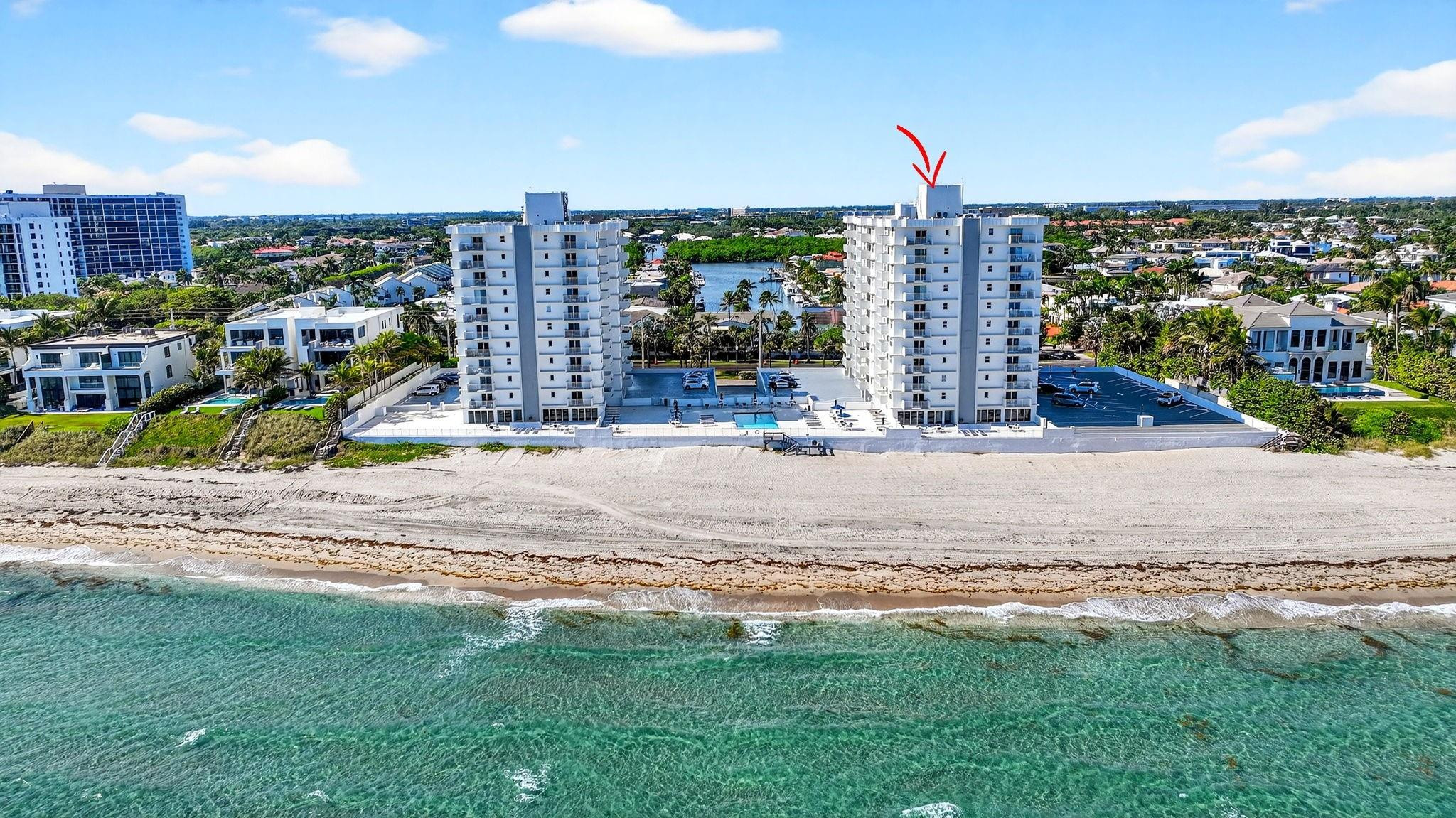 Foto de propiedad en 4505 S Ocean Boulevard 805, Highland Beach, FL 33487 Highland Beach con MLS# 