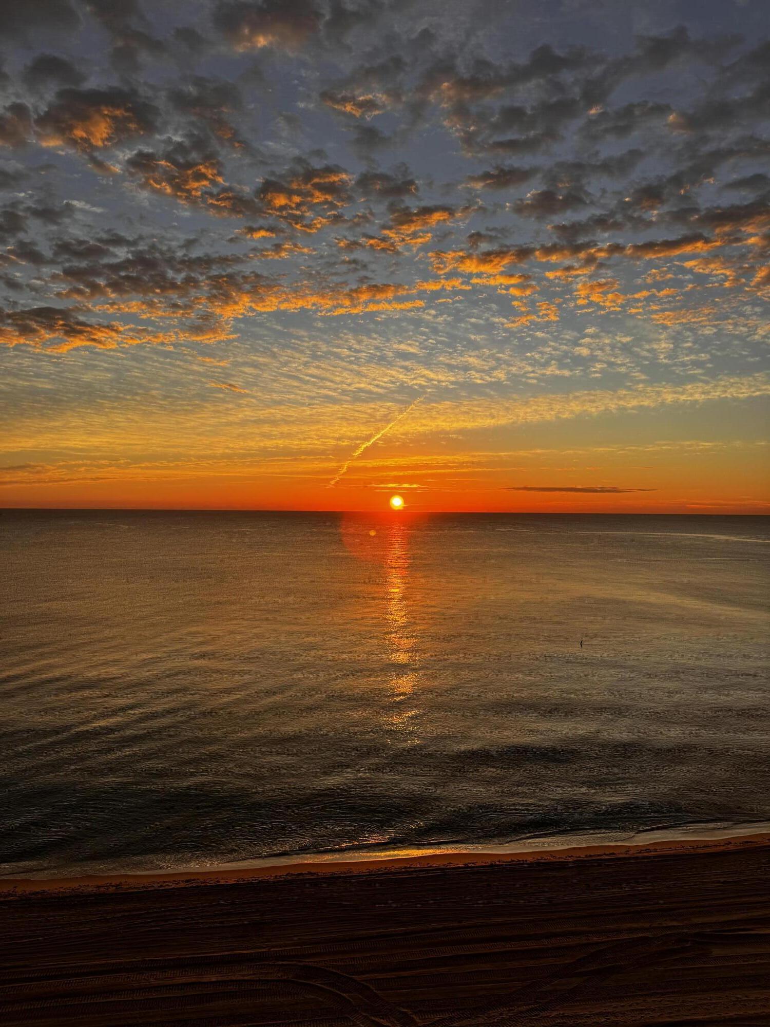 sunrise from balcony