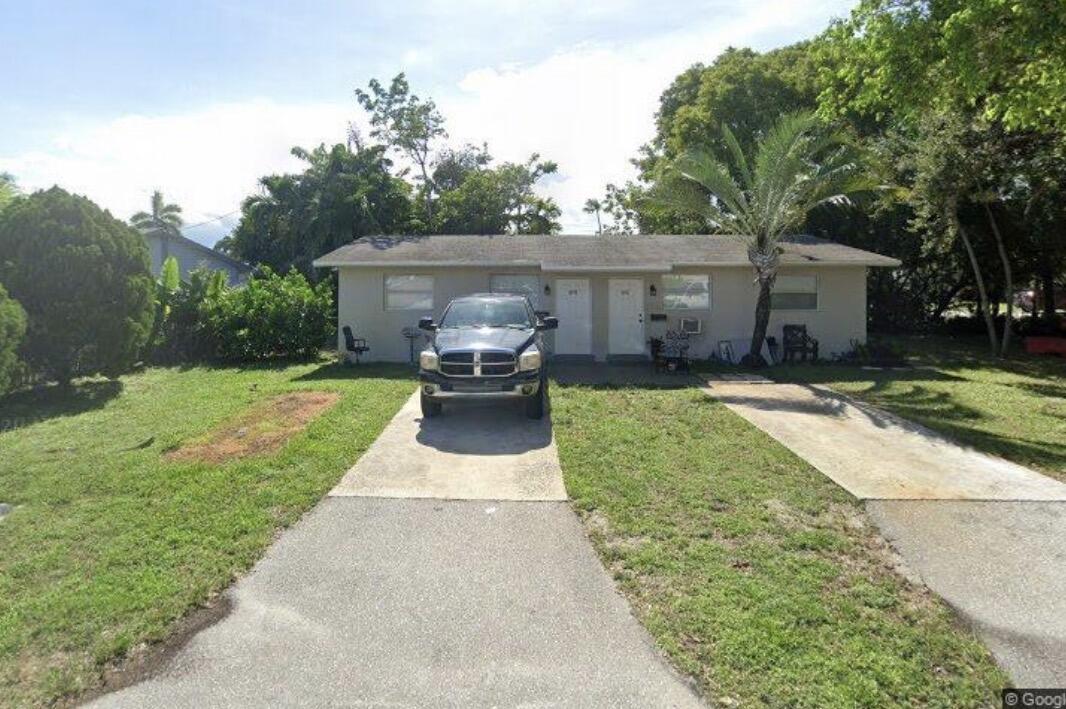 Front Exterior of the Duplex
