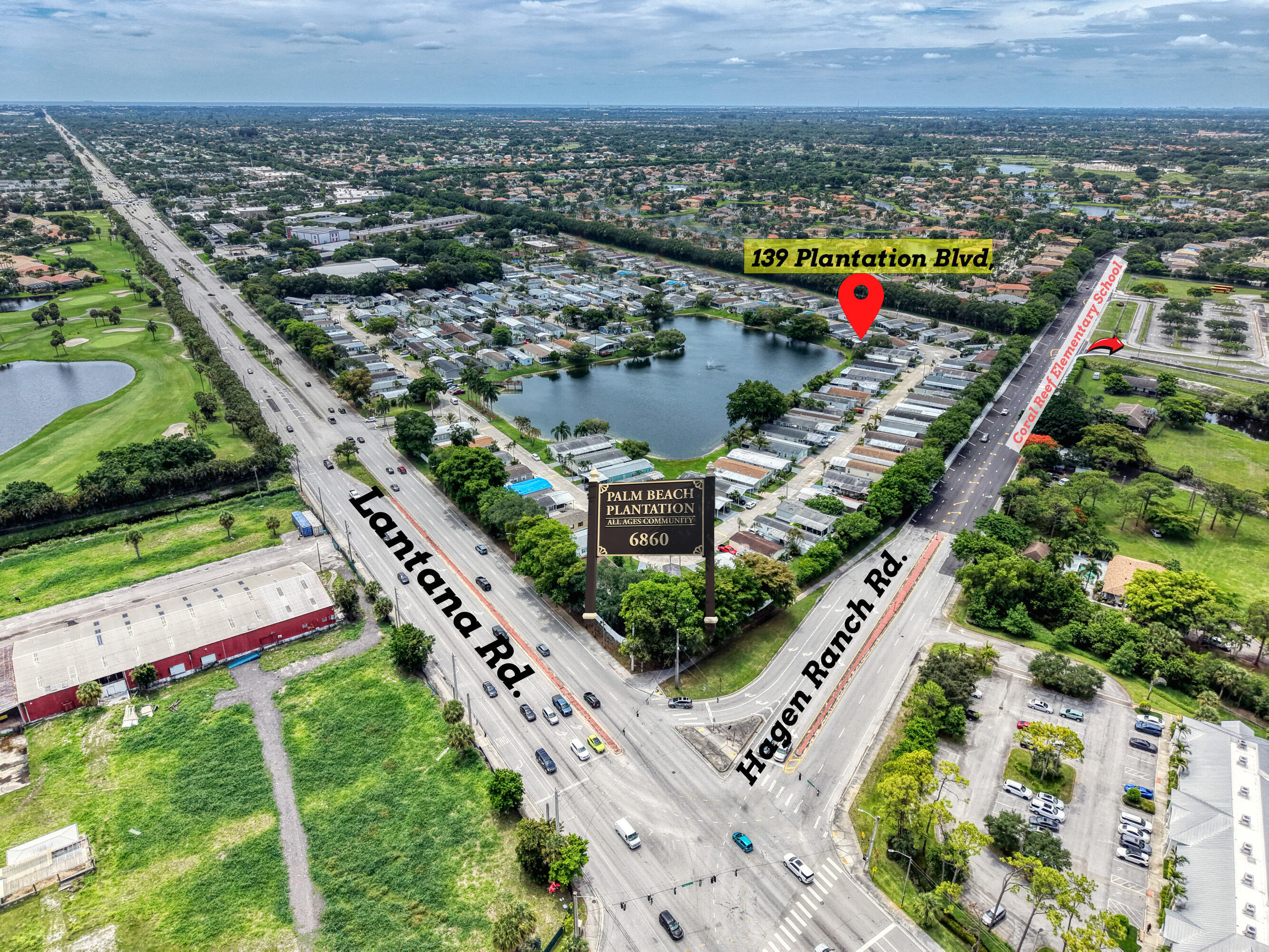 Foto de propiedad en 139 Plantation Boulevard, Greenacres, FL 33467 Greenacres con MLS# 