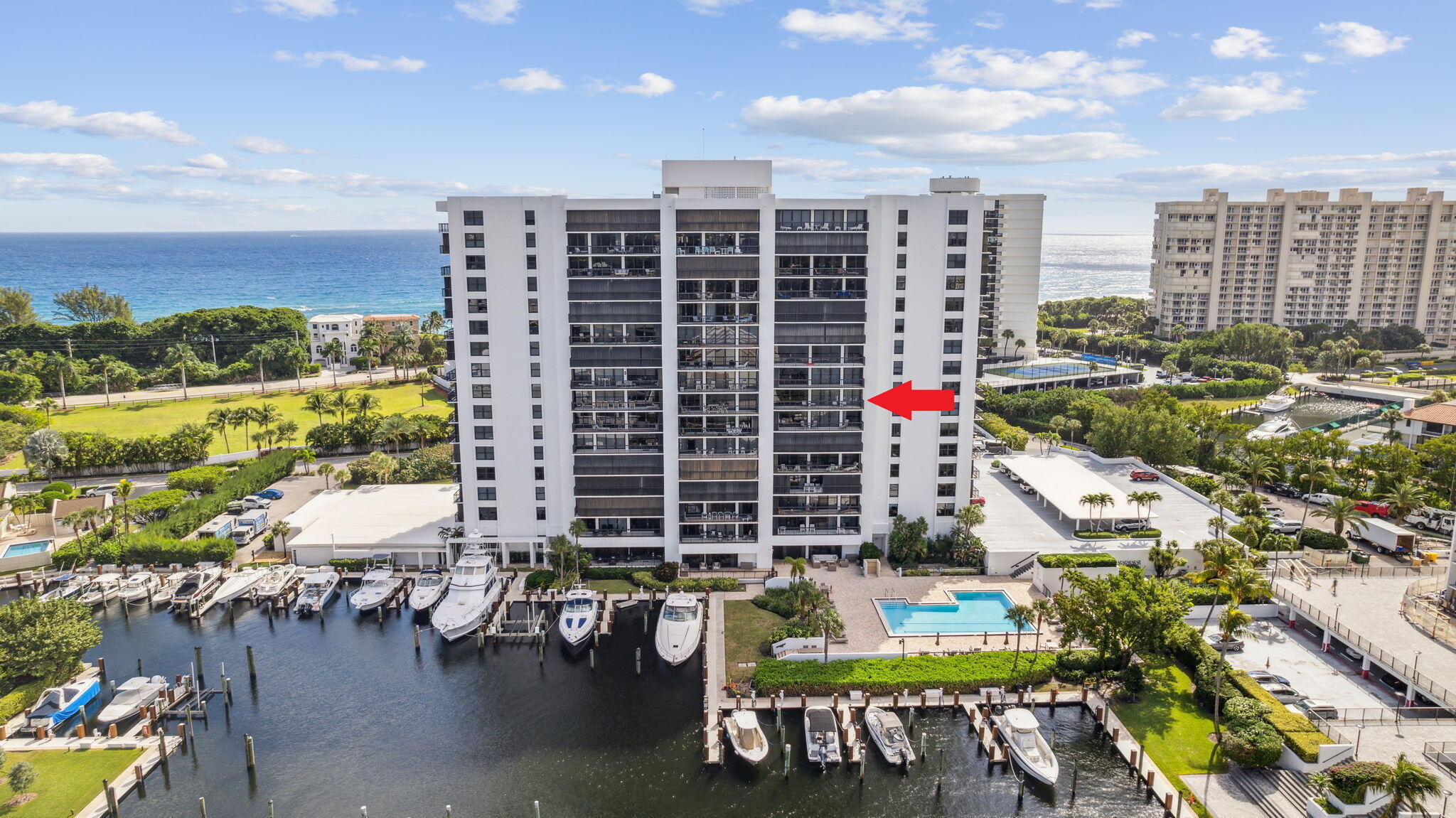 Foto de propiedad en 4748 S Ocean Boulevard #806, Highland Beach, FL 33487 Highland Beach con MLS# 