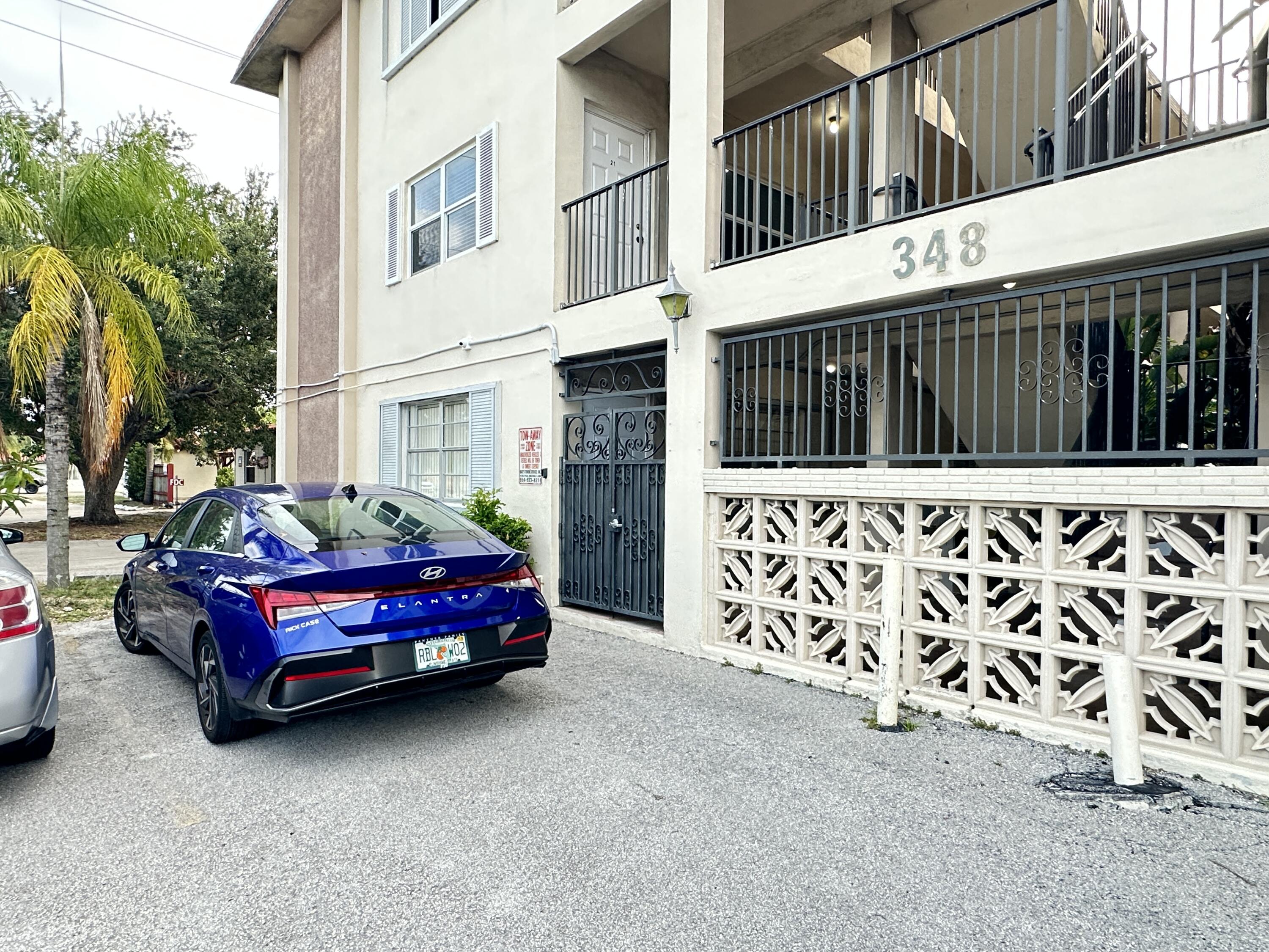 Parking # 10 next to the building entrance