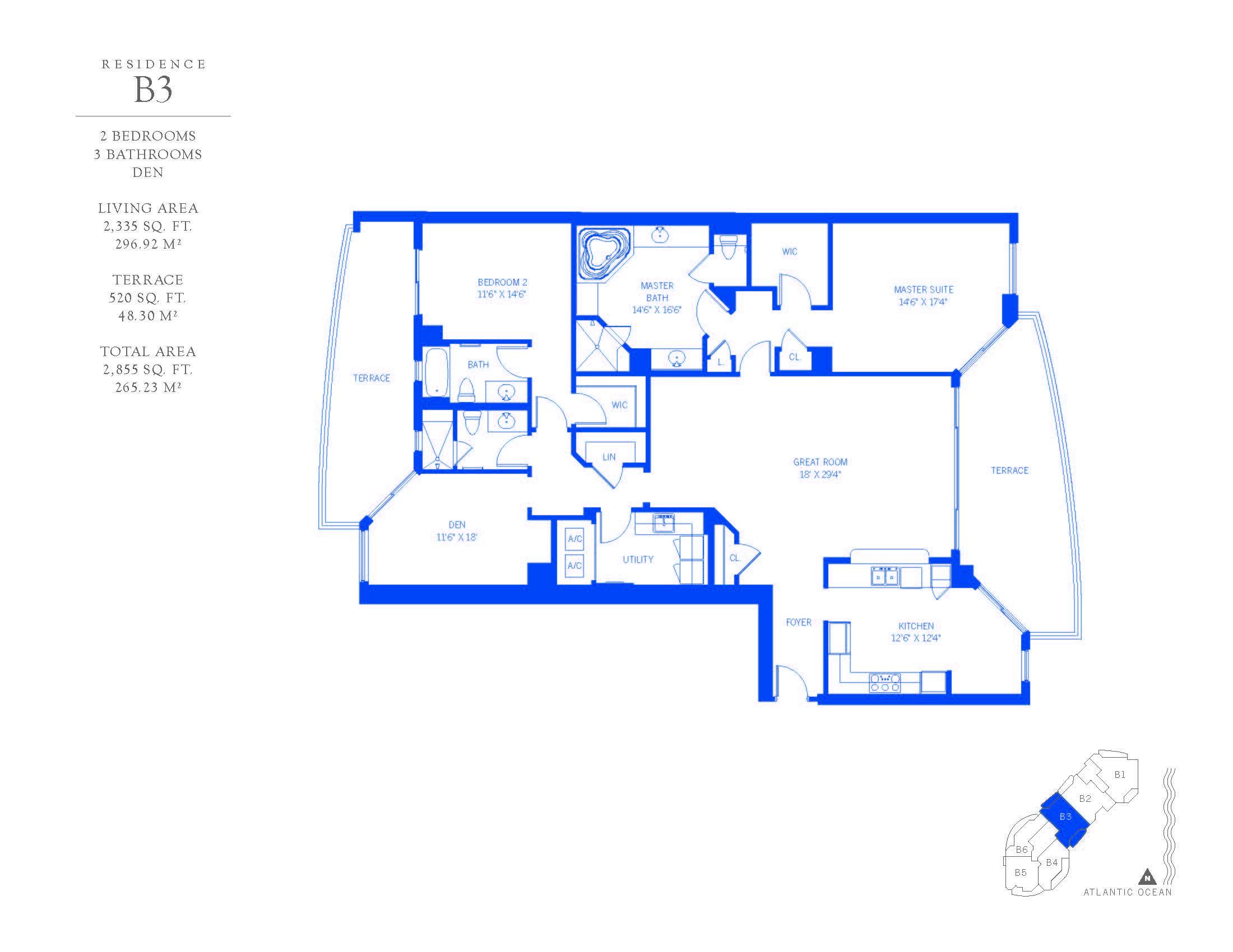 Foto de propiedad en 2700 N Ocean Drive 2103b, Singer Island, FL 33404 Singer Island con MLS# 