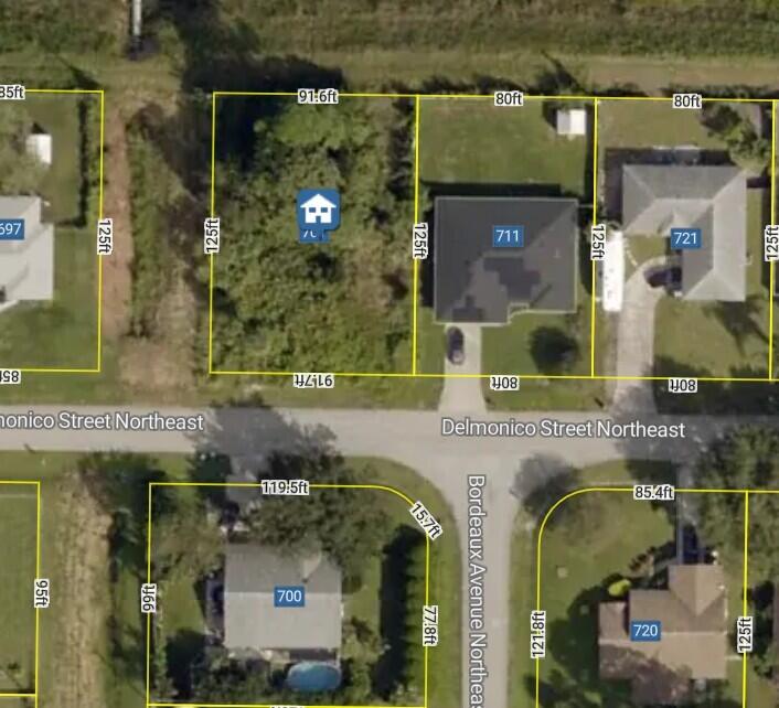 En Venta 701 DELMONICO Street NE, Palm Bay, FL 32907, Palm Bay, FL 32907