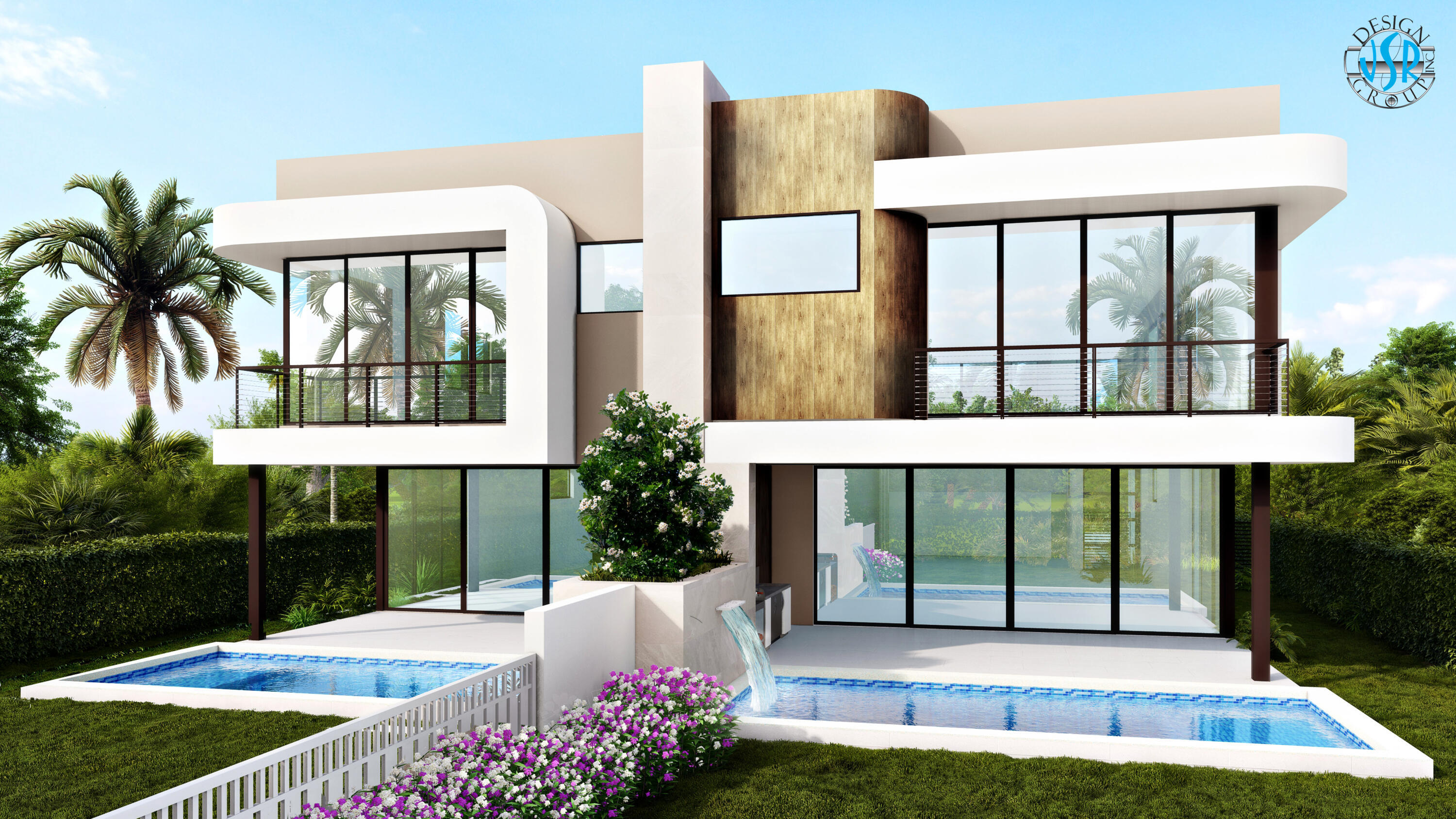 Rear Elevation Rendering