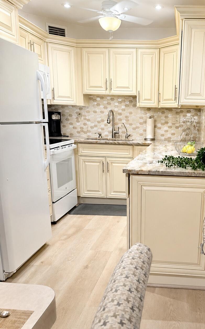 Remodeled kitchen