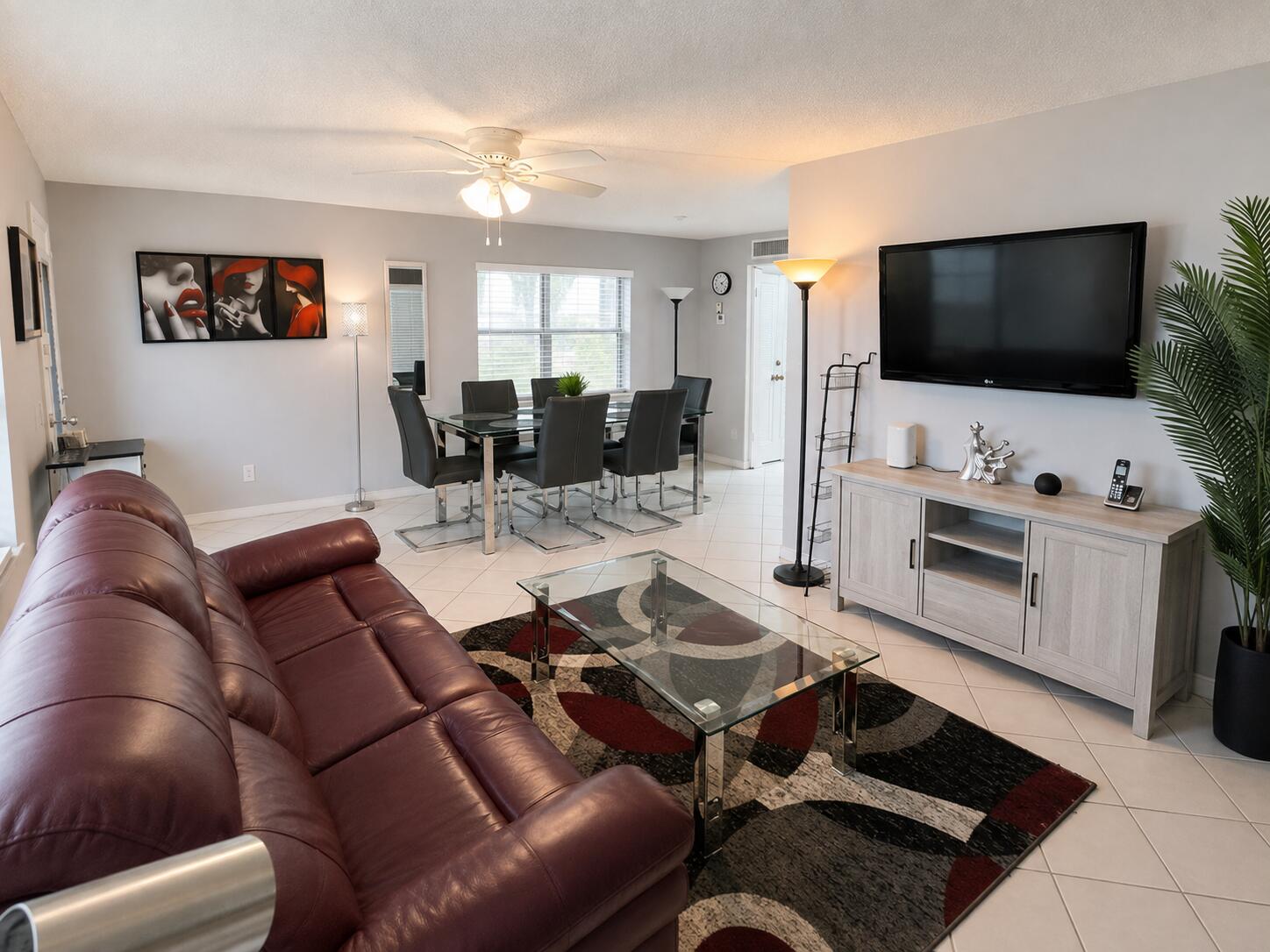 Bright open Living Space