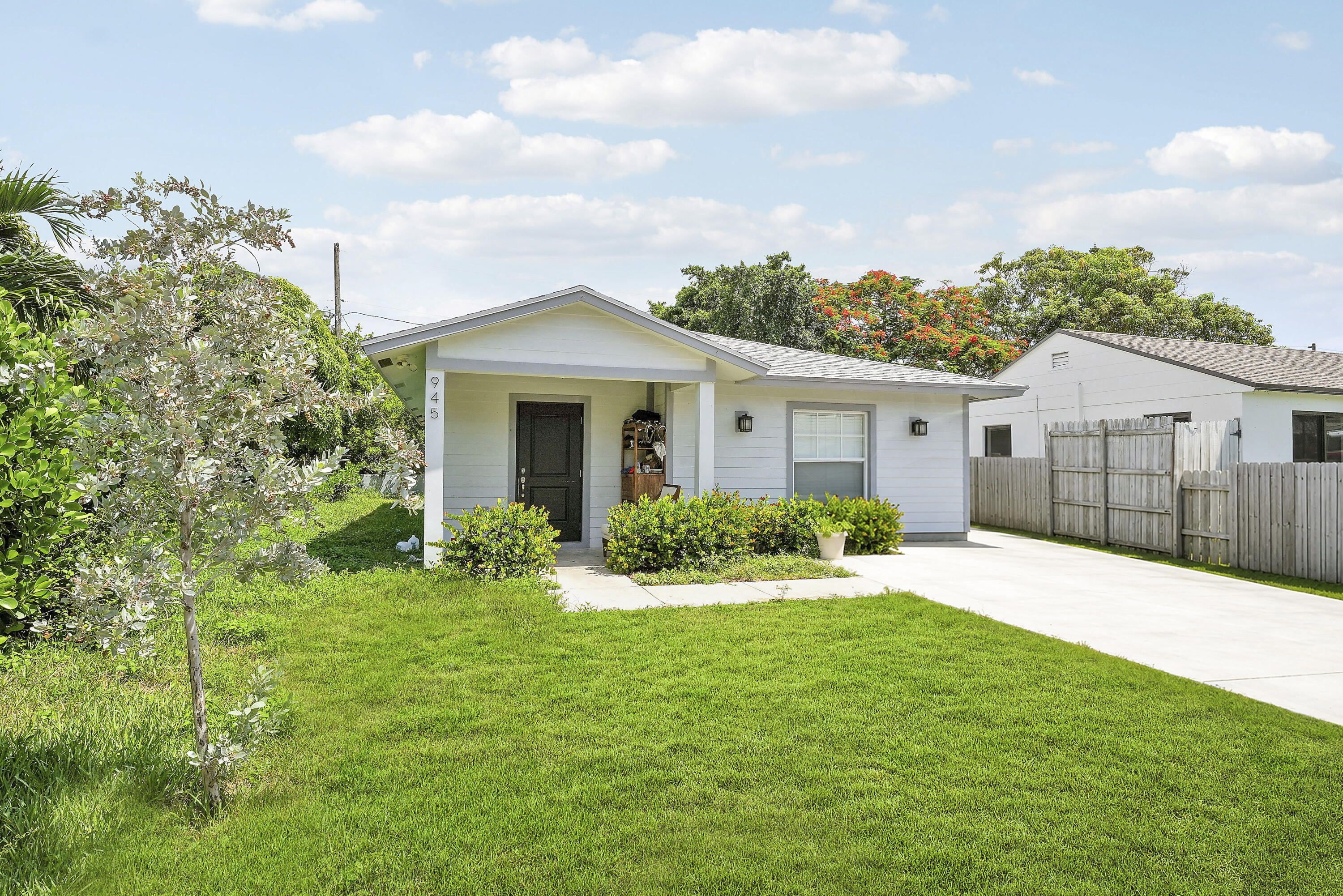 Front of the House and Parking Space
