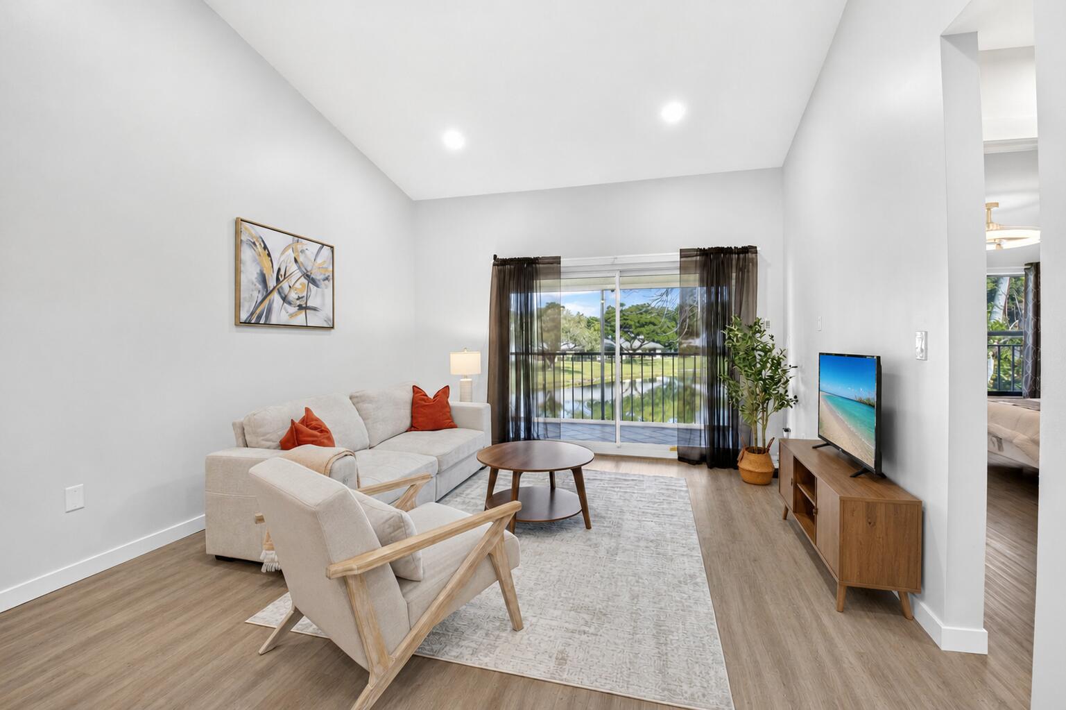 Living room-Partially Virtually Staged
