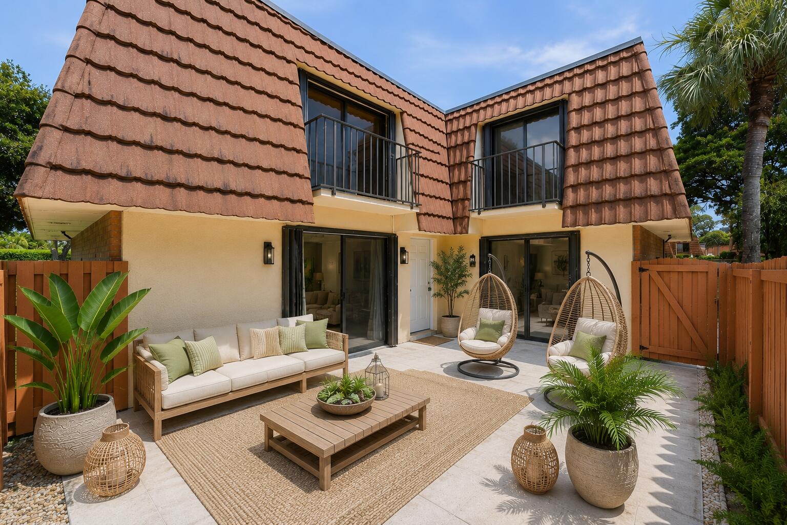 Outdoor Patio, ai enhanced
