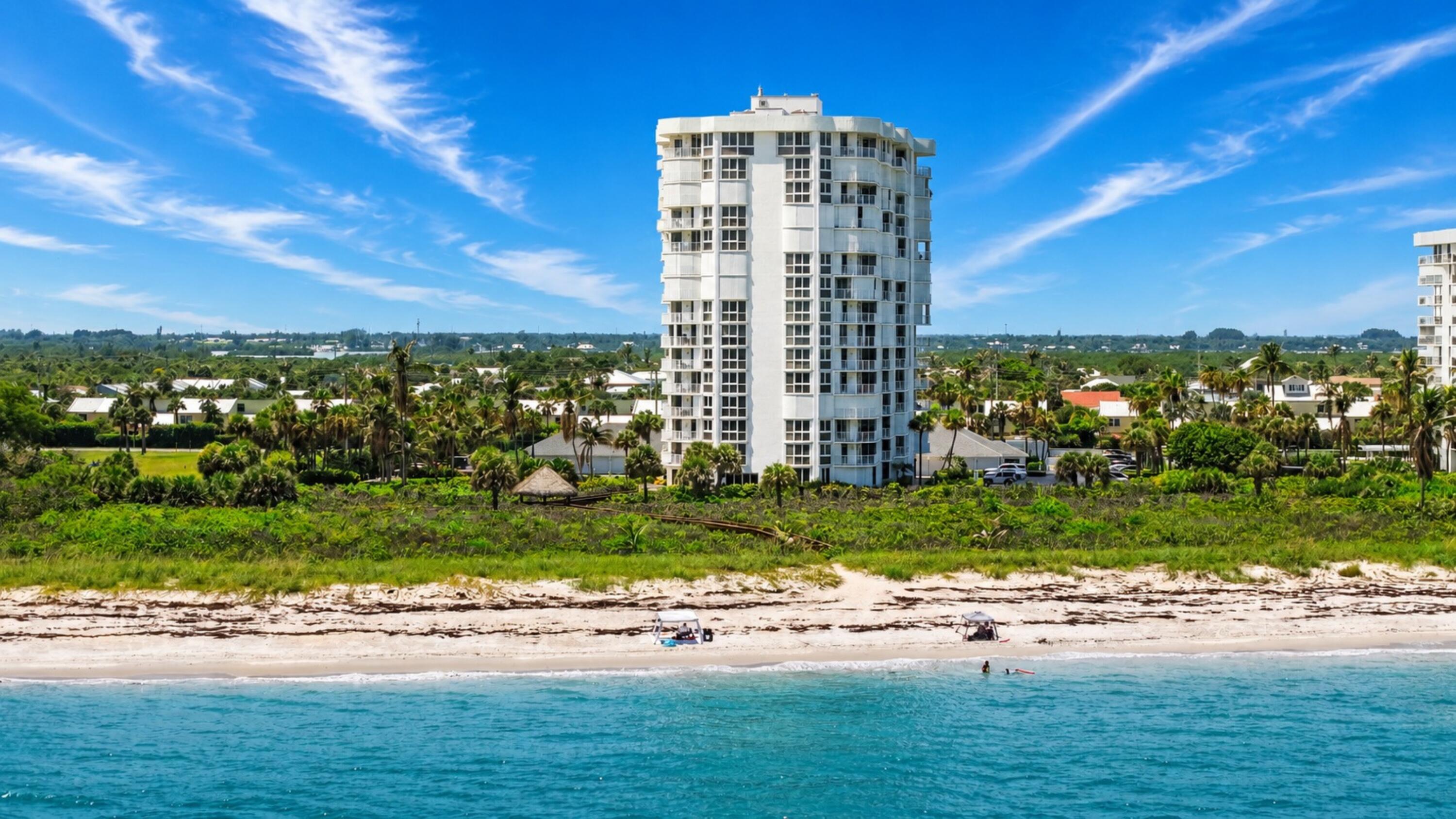 Ariel View Oceanfront