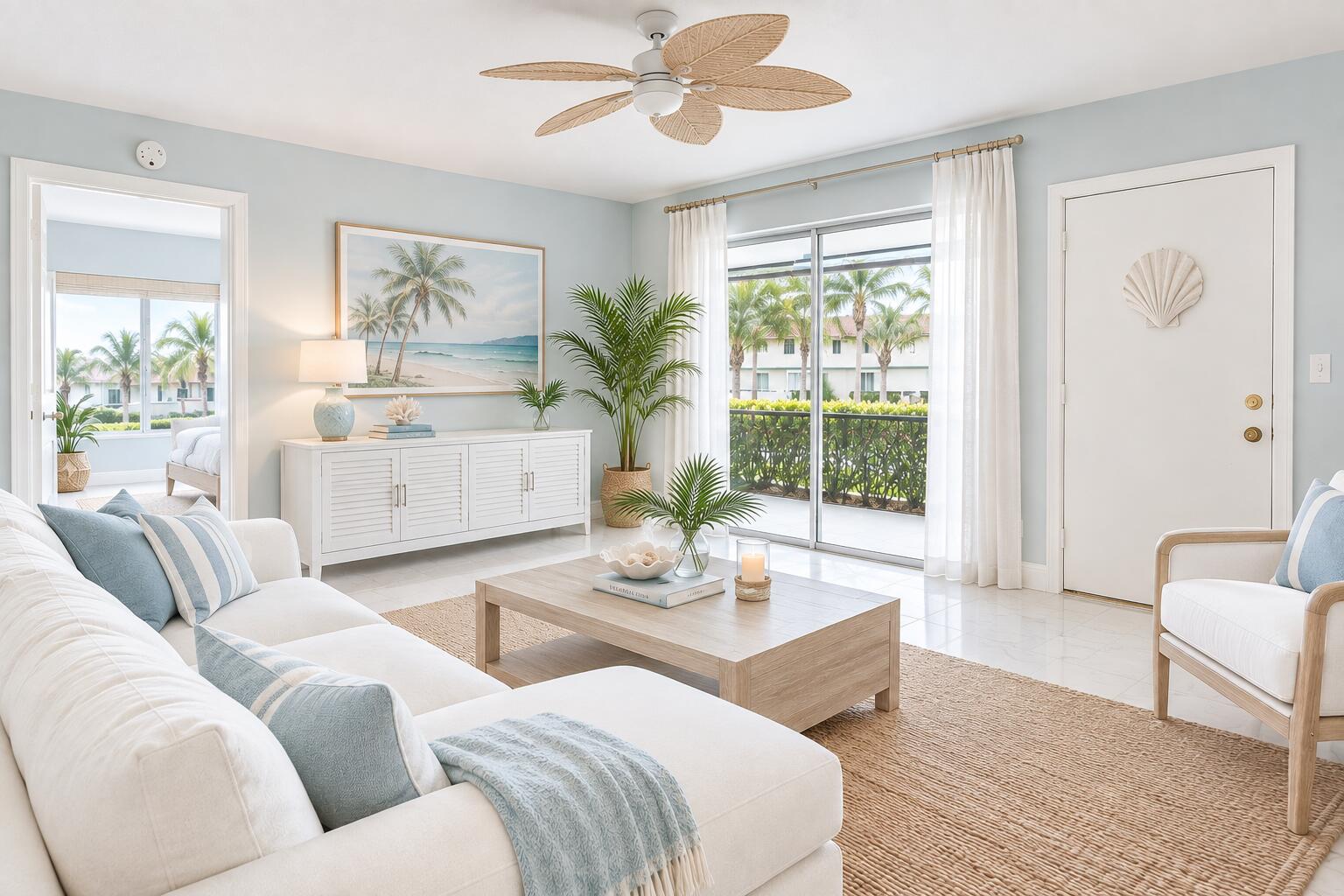 Living Room Virtually Staged