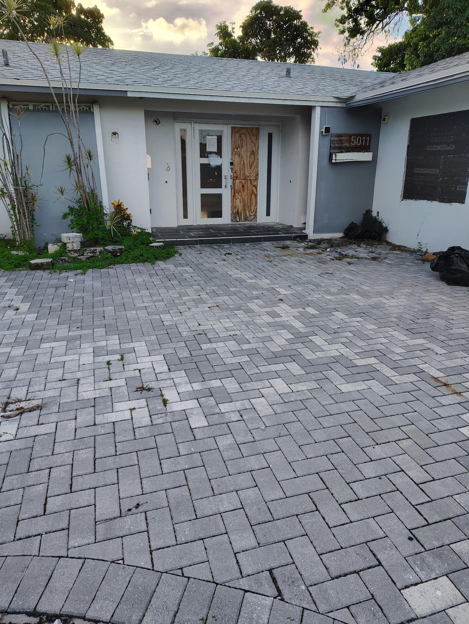 Front of the house