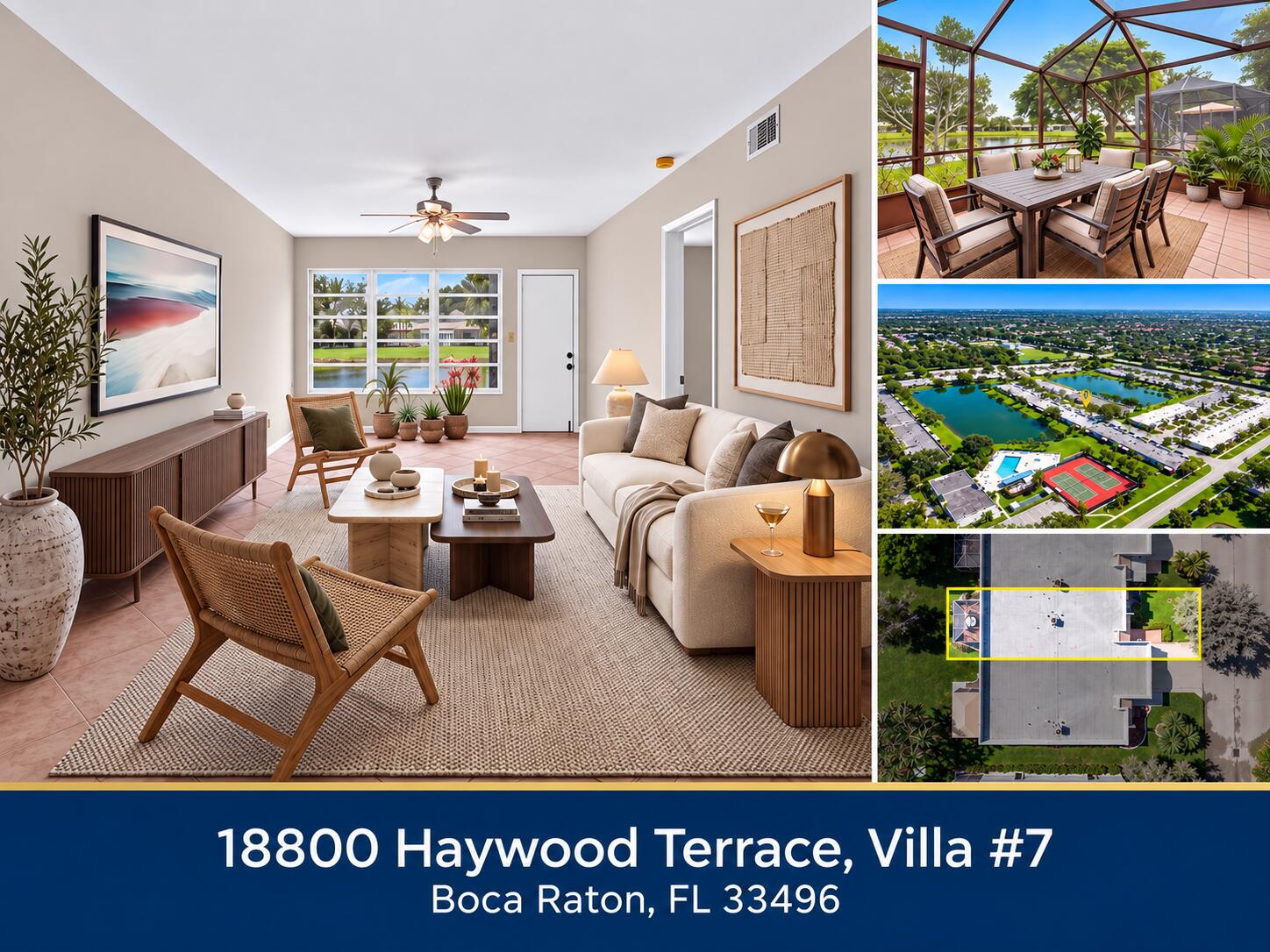 En Venta 18800 HAYWOOD Terrace 7, Boca Raton, FL 33496, Boca Raton, FL 33496