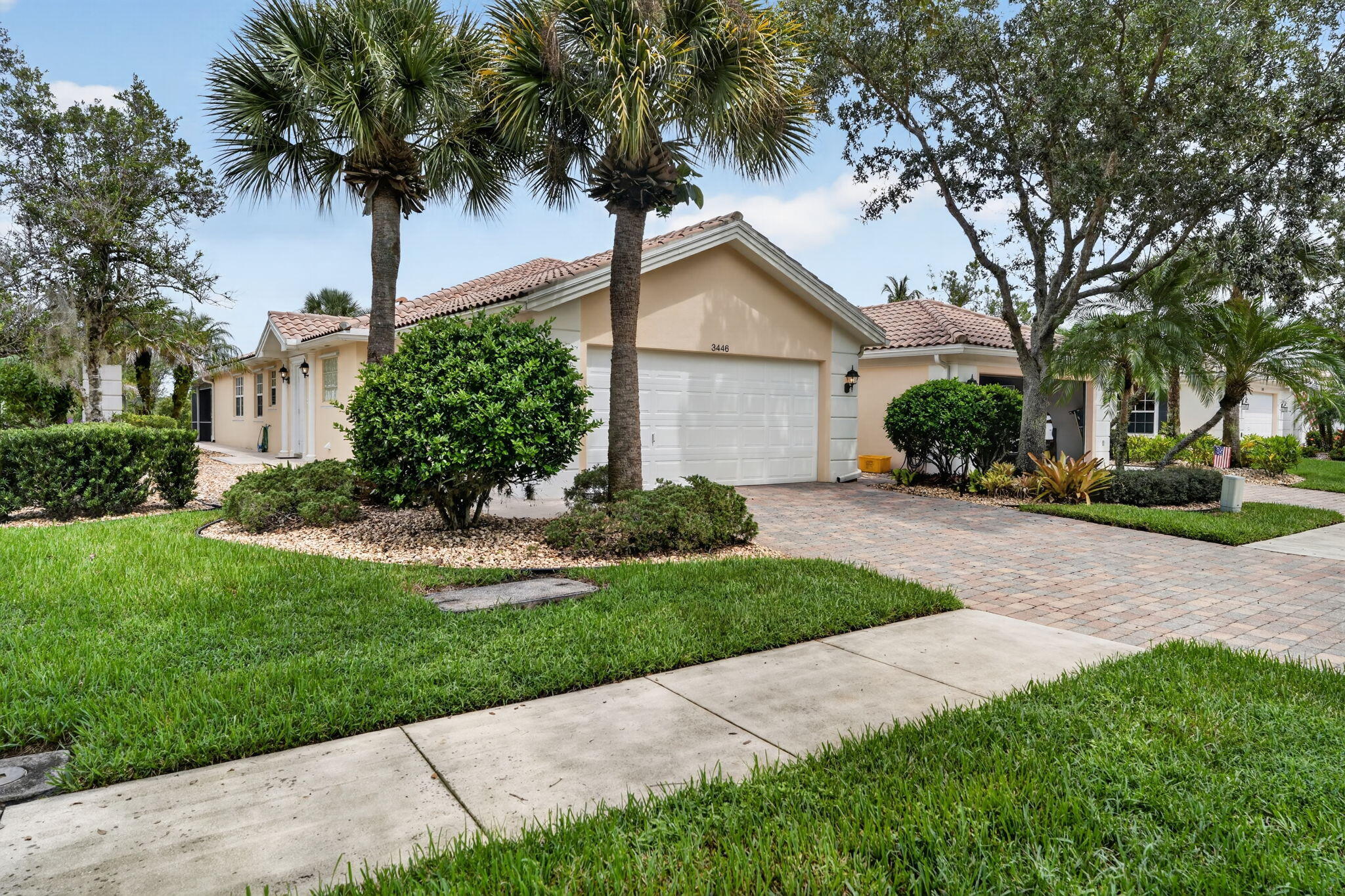 Front driveway facing South