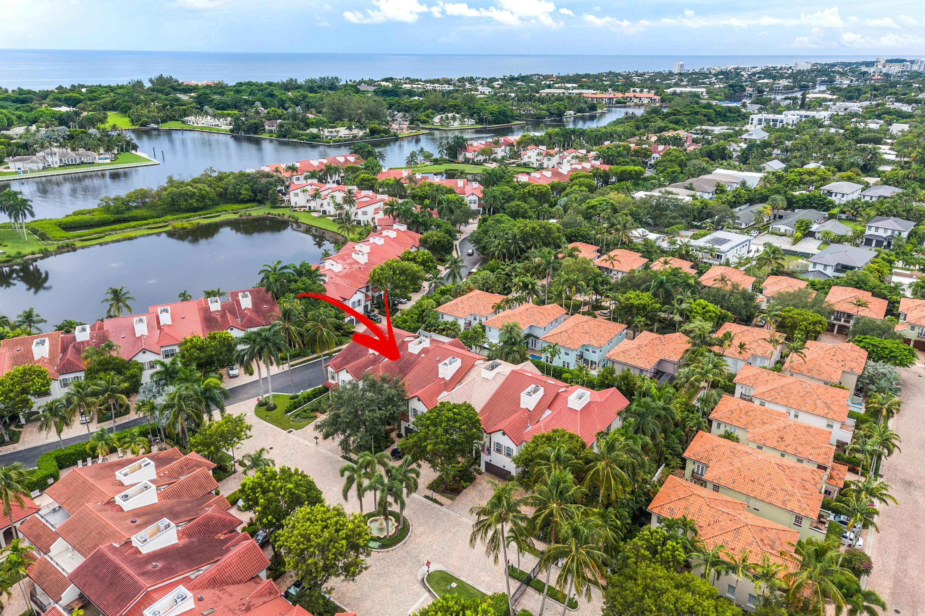 gated, private waterfront community