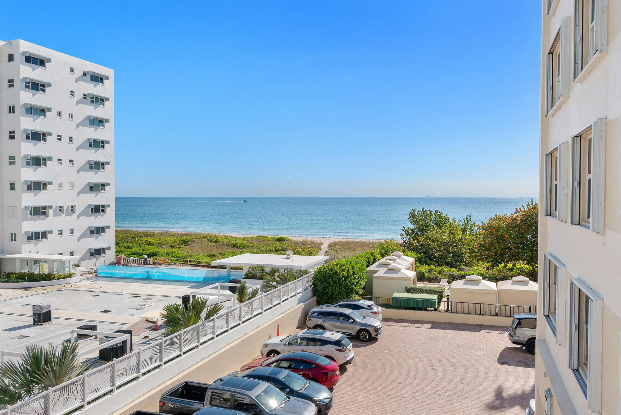 Unobstructed view from balcony