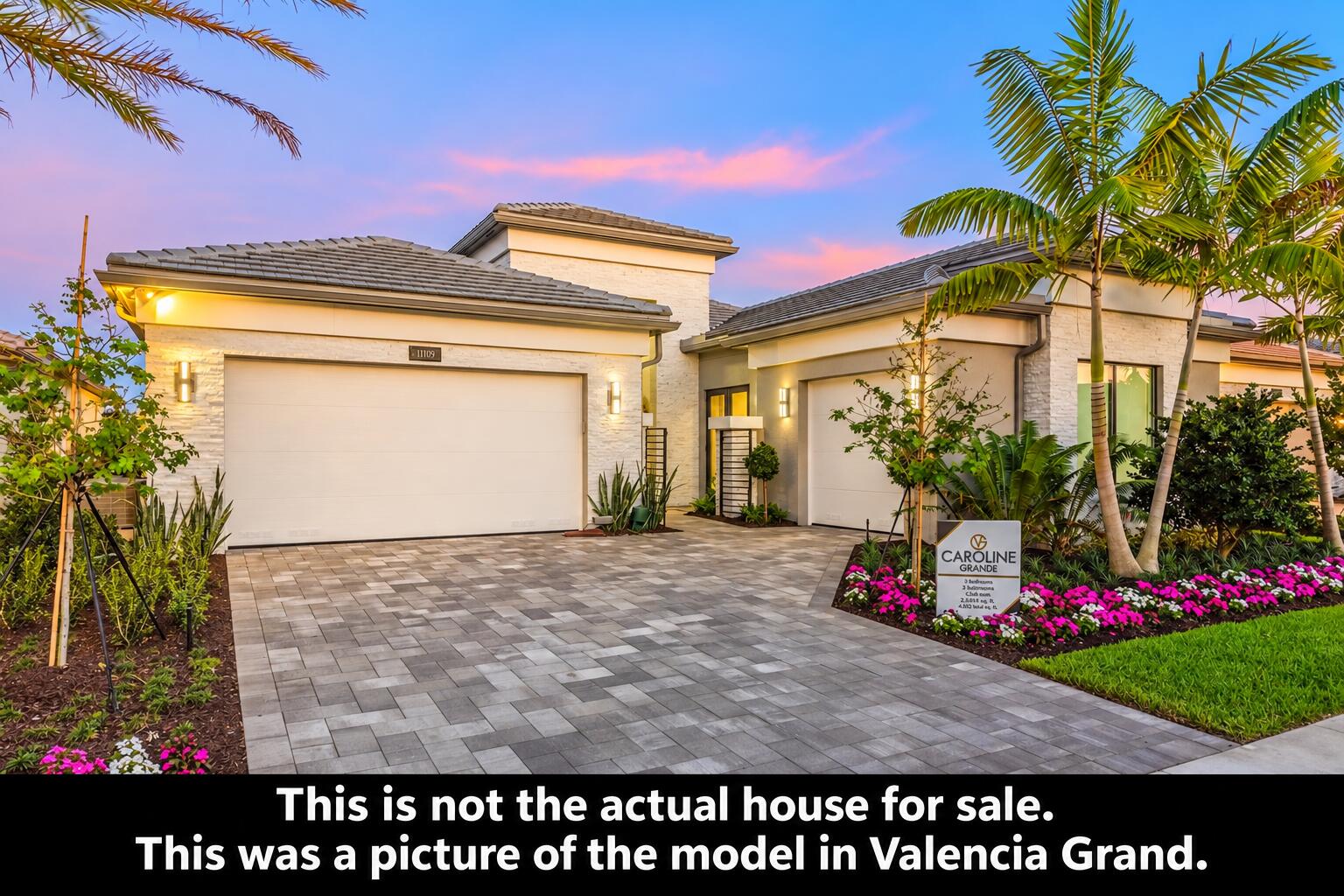 This is not the actual house for sale