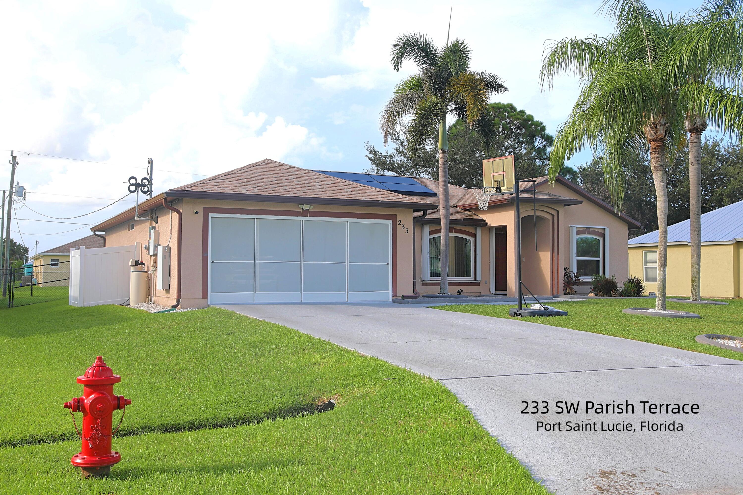En Venta 233 SW PARISH Terrace, Port St. Lucie, FL 34984, Port St. Lucie, FL 34984