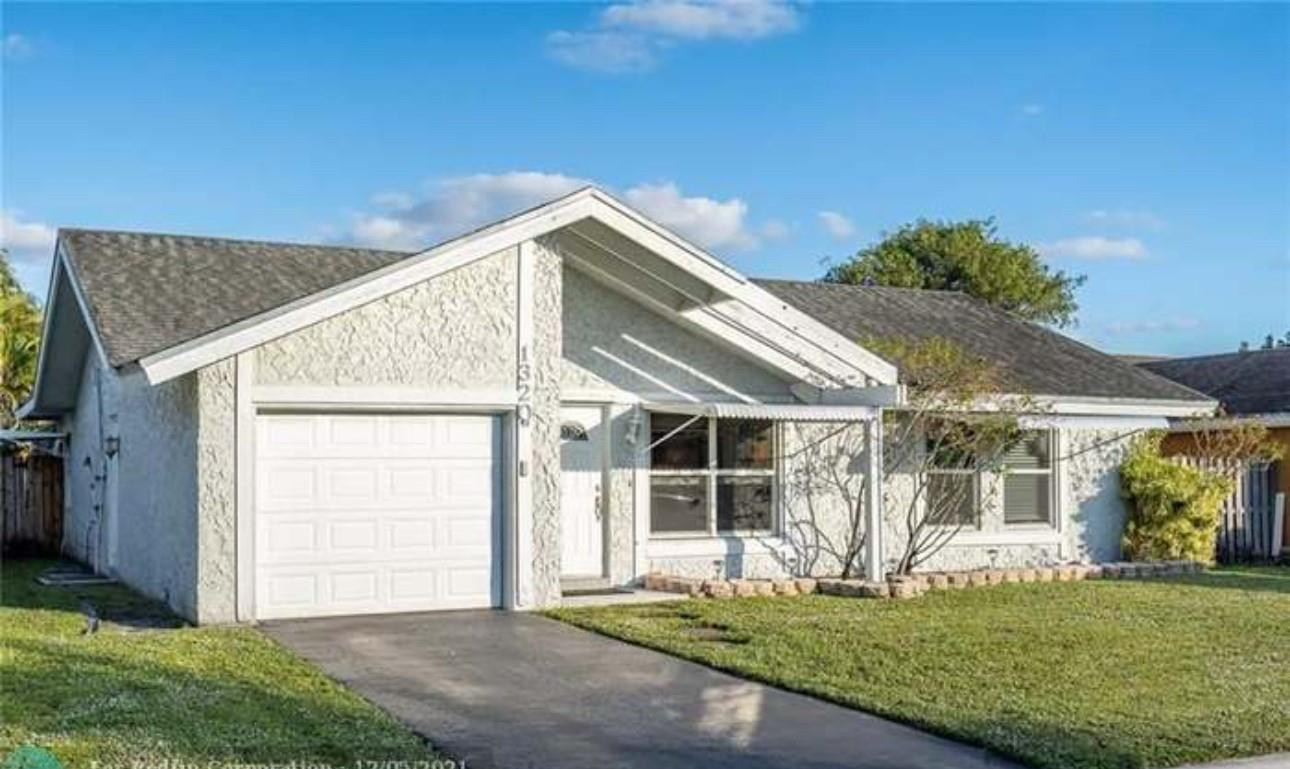 Foto de propiedad en 1320 SW 82nd Terrace, North Lauderdale, FL 33068 North Lauderdale con MLS# 