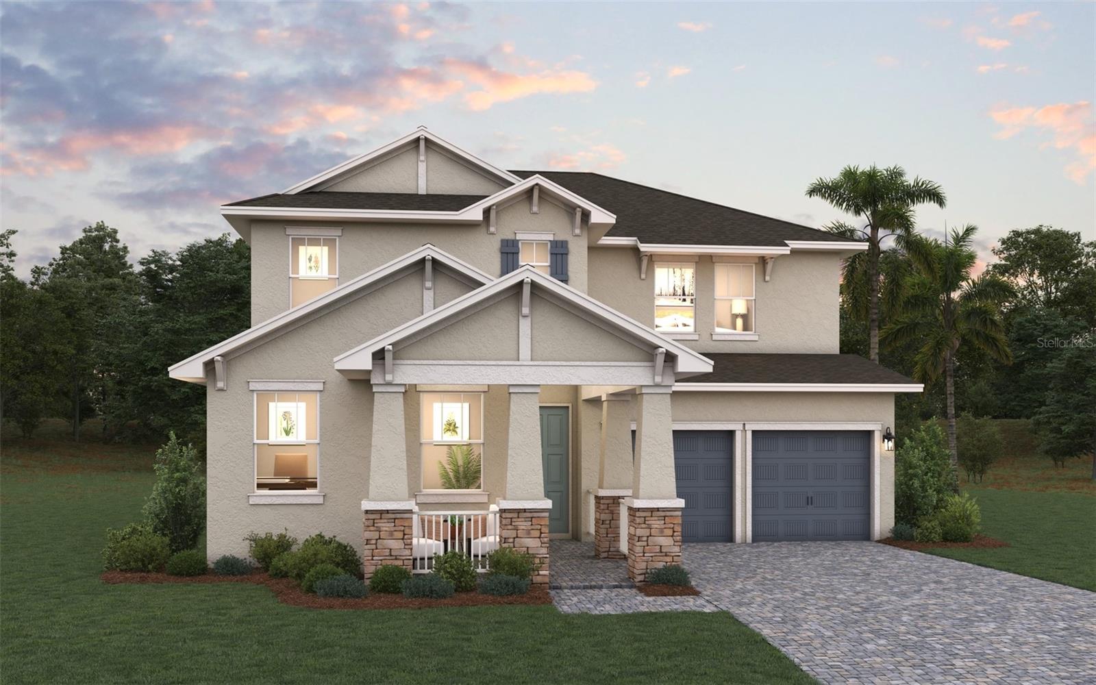 The sample photos included are of the model home and are meant to showcase the craftsmanship and design quality.