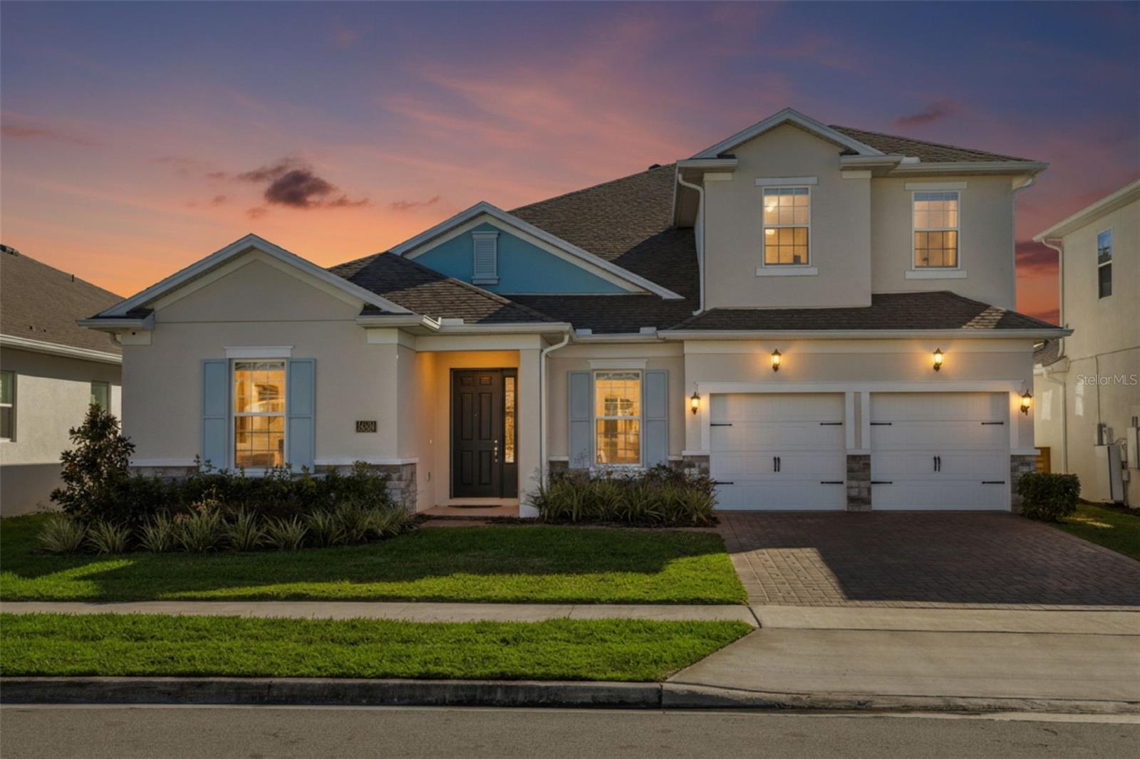 Front Elevation-Dusk
