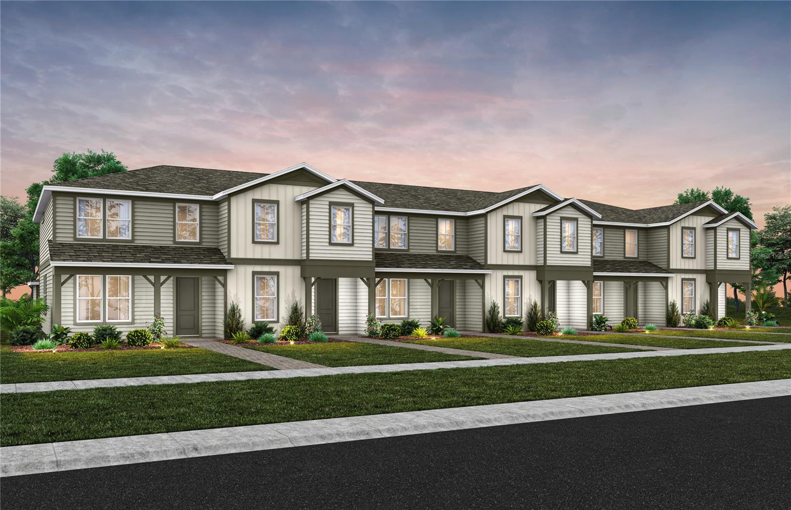 Exterior Design. Artistic rendering for this new construction home. Pictures are for illustrative purposes only. Elevations, colors and options may vary.