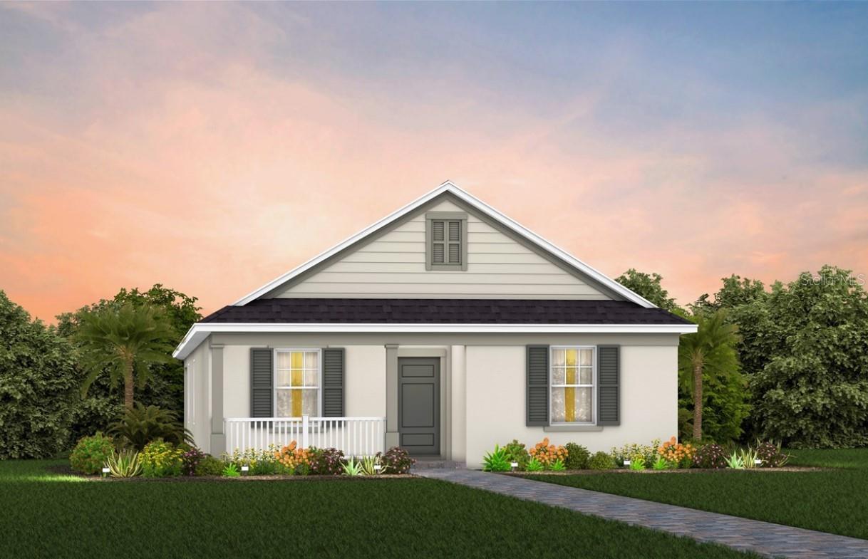 Exterior Design. Artistic rendering for this new construction home. Pictures are for illustrative purposes only. Elevations, colors and options may vary.