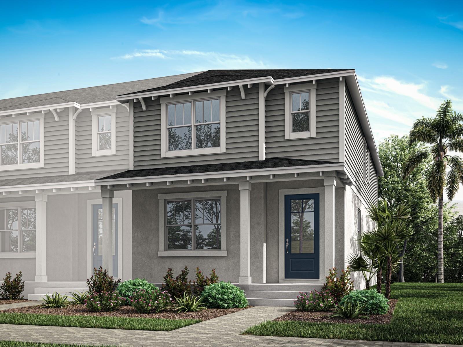 Gardenia Reserve - Catalina II Floorplan - Low Country Elevation - Architect's Rendering