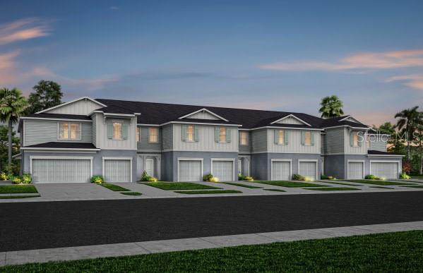 Exterior Design. Artistic rendering for this new construction home. Pictures are for illustrative purposes only. Elevations, colors and options may vary.