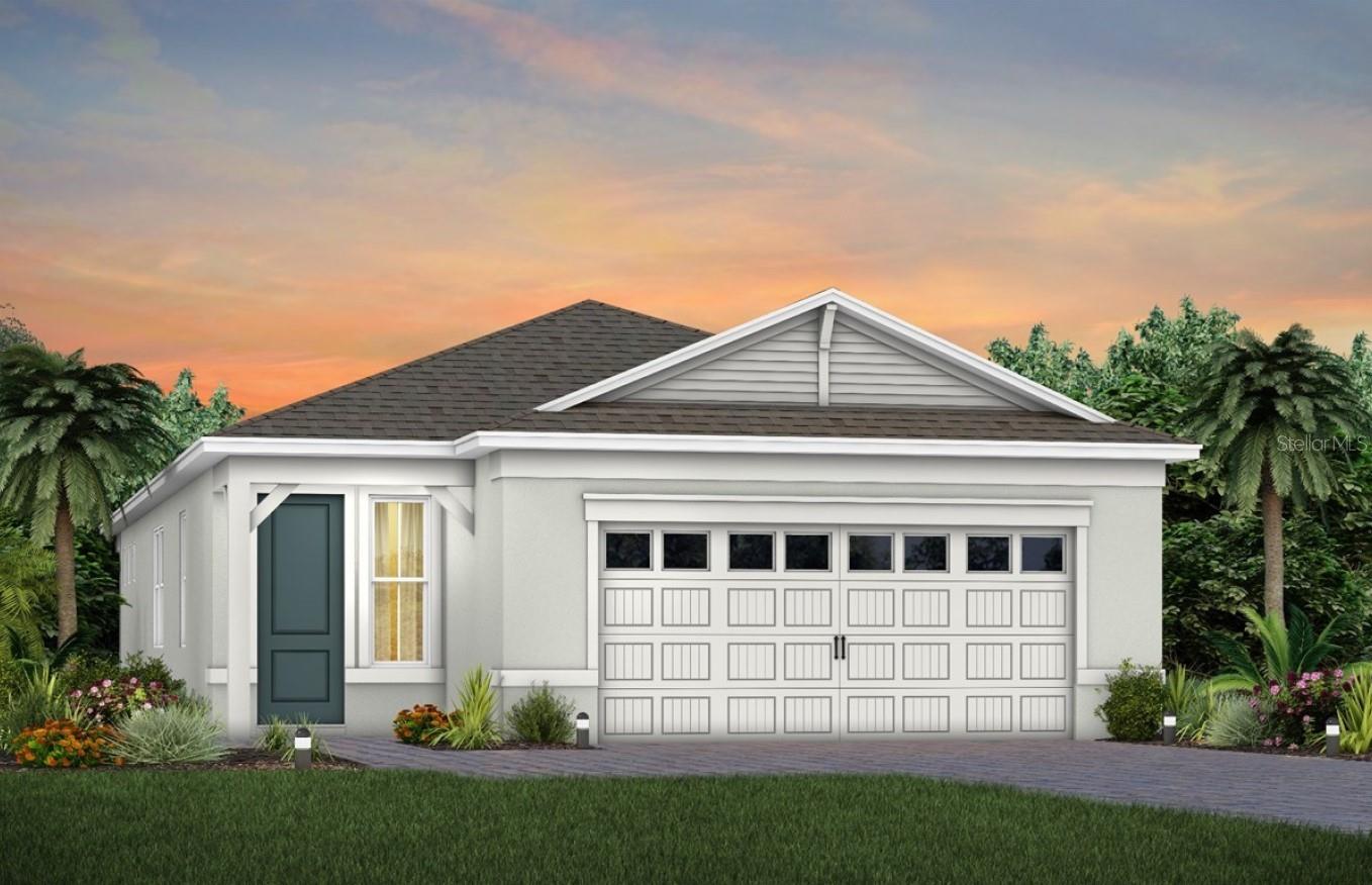 Exterior Design. Artistic rendering for this new construction home. Pictures are for illustrative purposes only. Elevations, colors and options may vary.