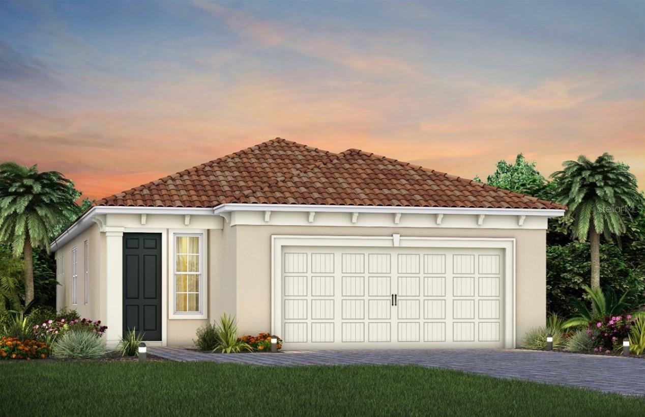Exterior Design. Artistic rendering for this new construction home. Pictures are for illustrative purposes only. Elevations, colors and options may vary.