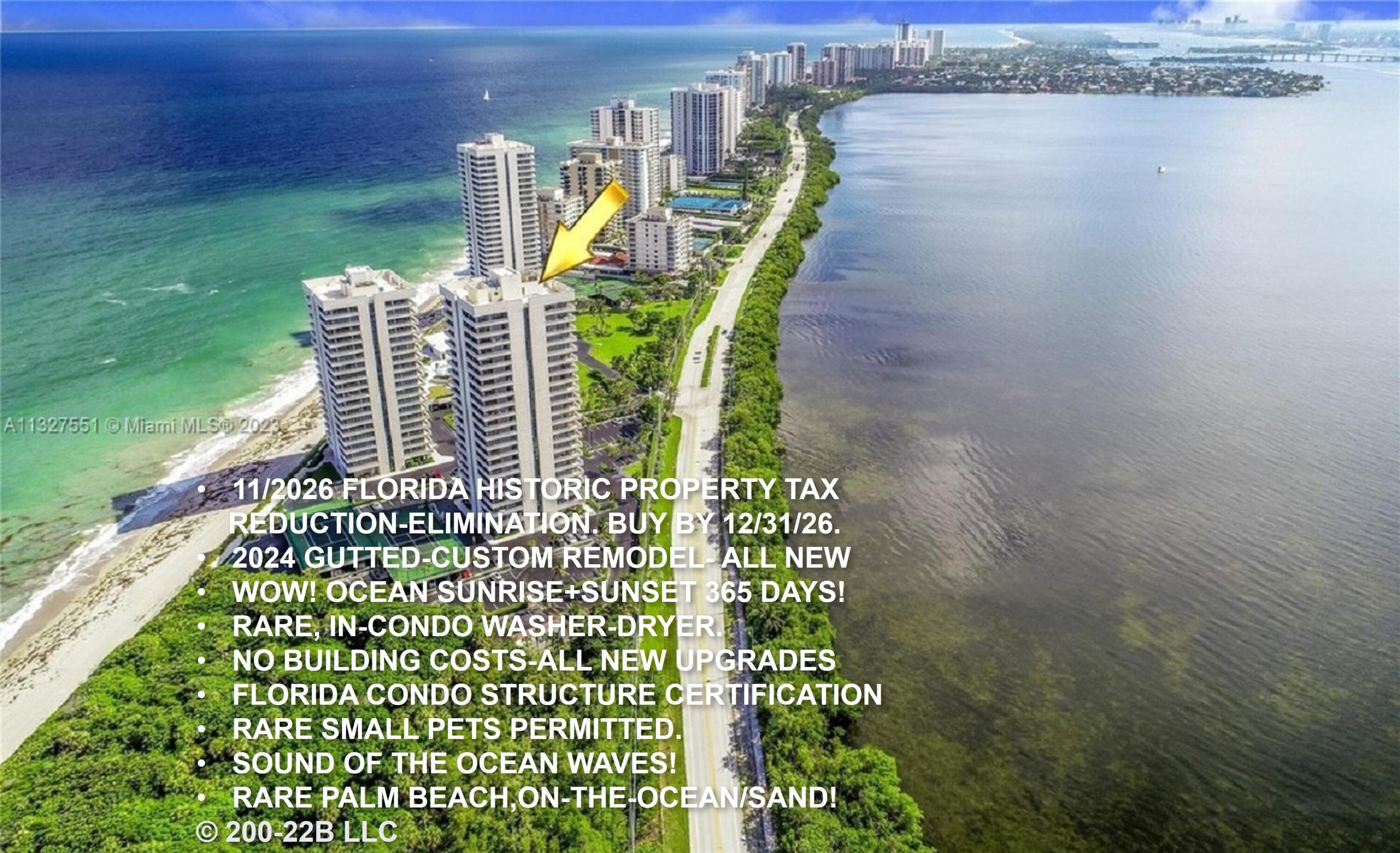 Foto de propiedad en 5550 N Ocean Drive 22b, Singer Island, FL 33404 Singer Island con MLS# 