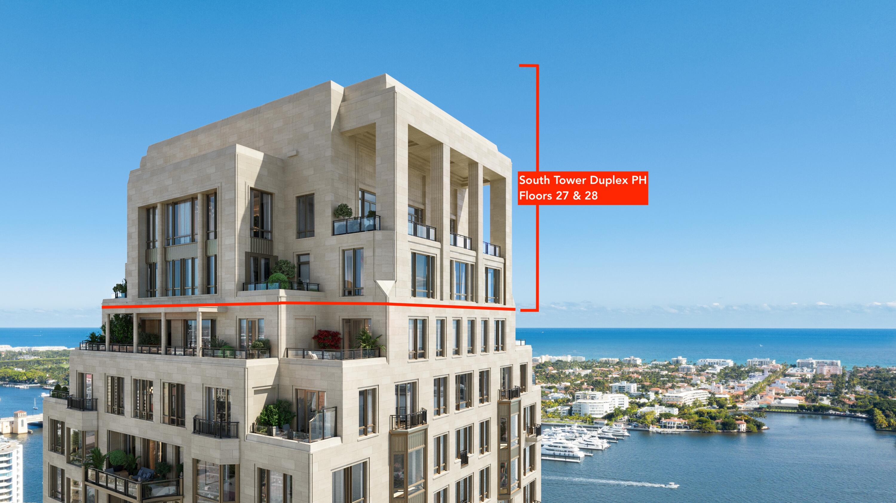 Foto de propiedad en 1355 S Flagler Drive South Tower Duplex Ph, West Palm Beach, FL 33401 West Palm Beach con MLS# 