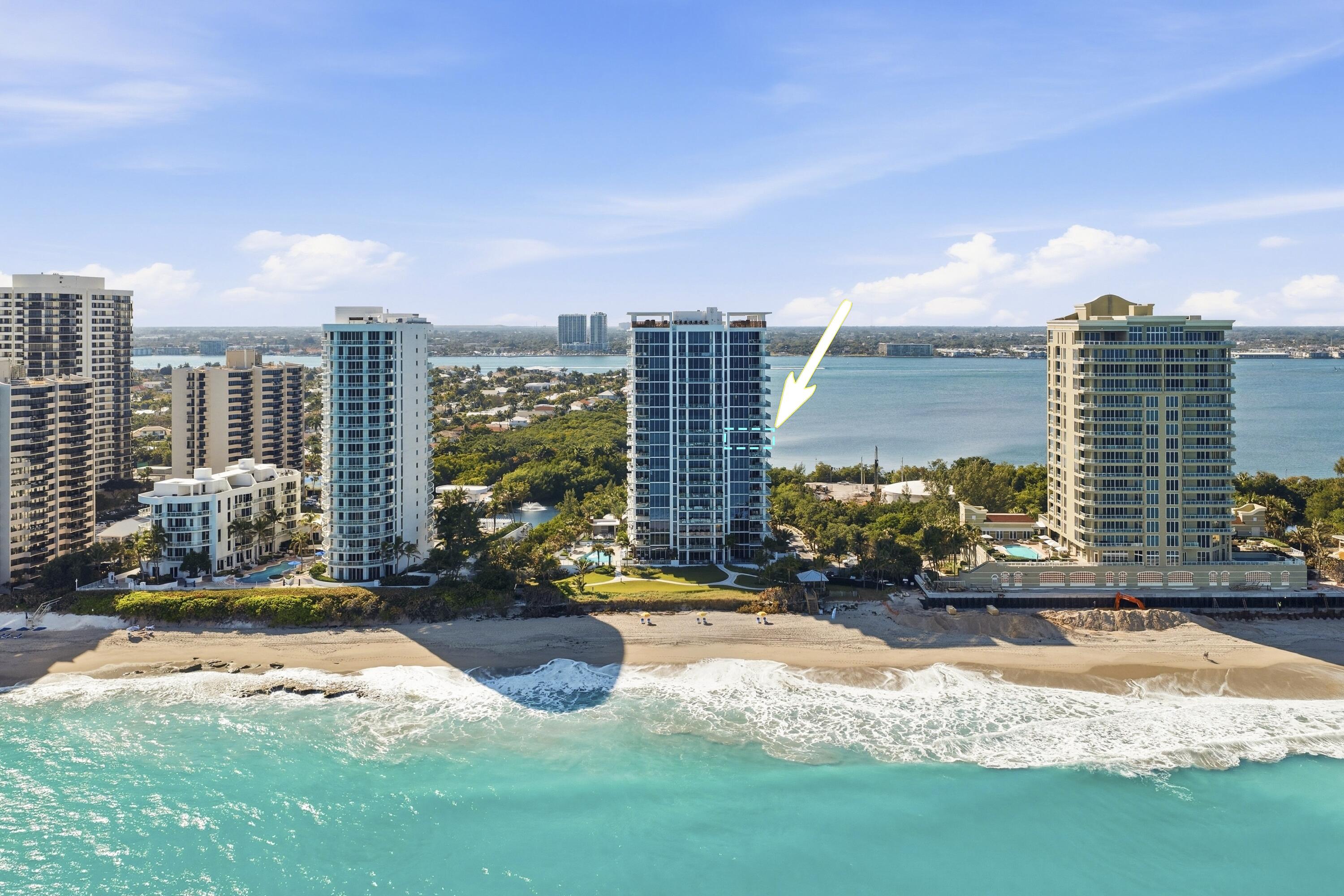 Foto de propiedad en 5000 N Ocean Drive 1001, Singer Island, FL 33404 Singer Island con MLS# 