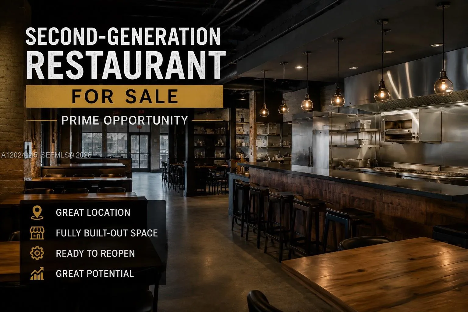 En Venta Second Generation Second Generation Restaurant For Sale Prime Opport, Miami, FL 33126, Miami, FL 33126